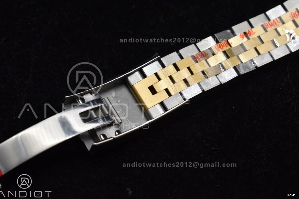 Bracelet DateJust Steel YG Dial on 1:1 YG 904L 126333 41 Stick SS VR3235 Jubilee Edition Clean Best 0307